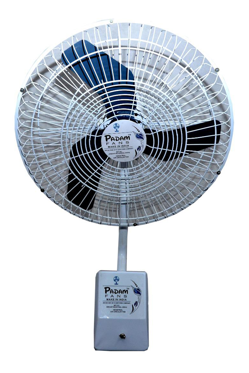 24 inch 3 leaf wall fan